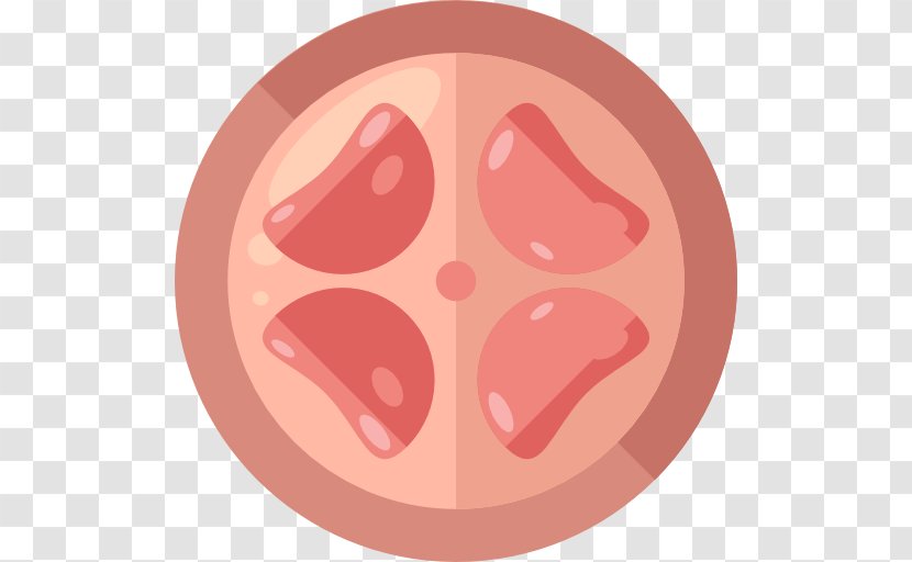 Mouth Tongue Smile - Peach - Ovary Transparent PNG