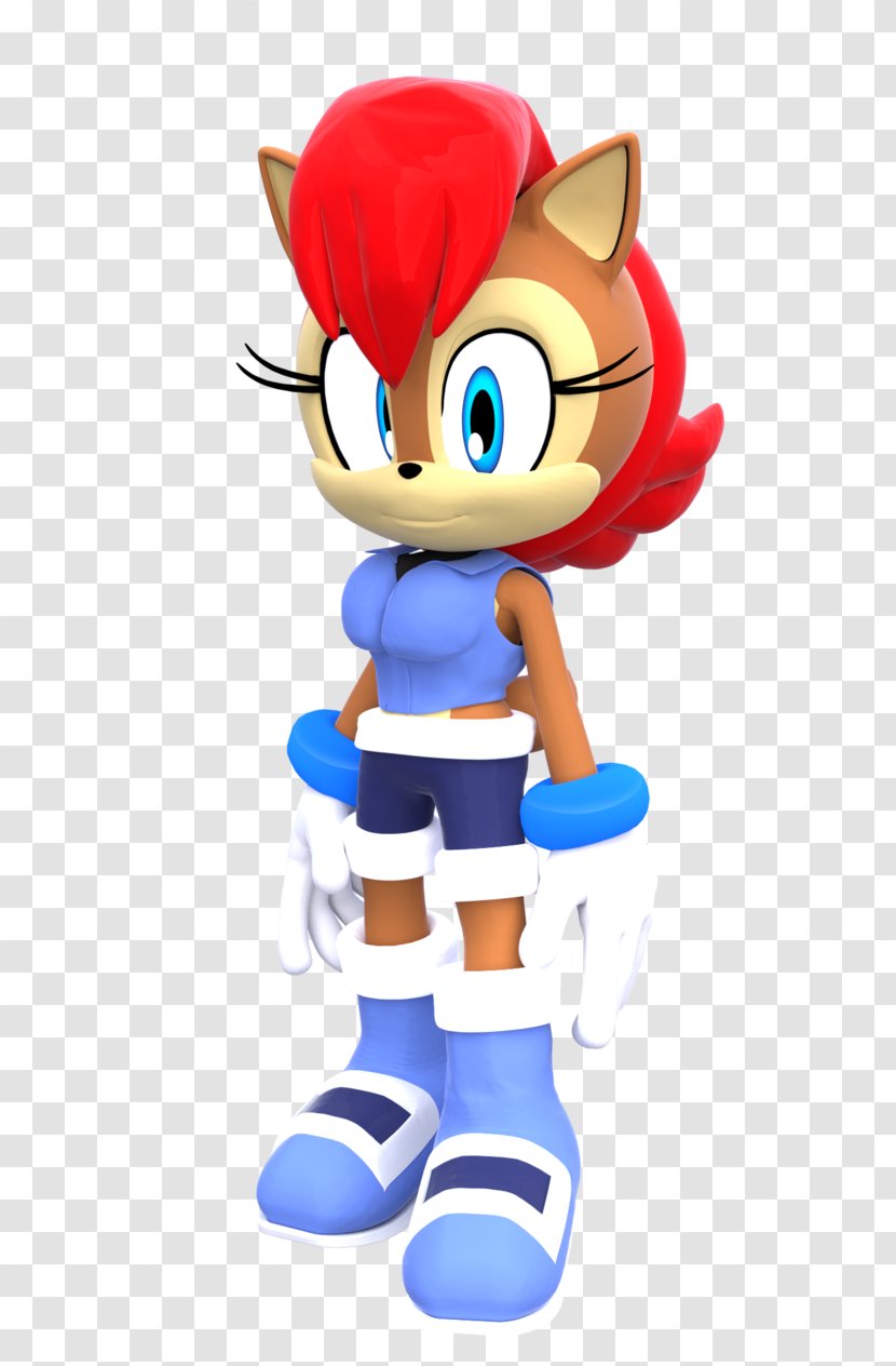 Sonic The Hedgehog Rush Adventure Mania Princess Sally Acorn Amy Rose - Figurine Transparent PNG