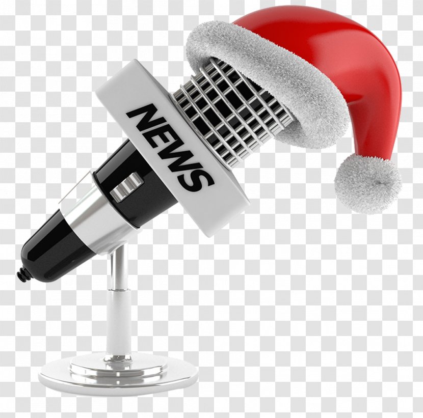 Microphone Christmas Hat - Designer Transparent PNG