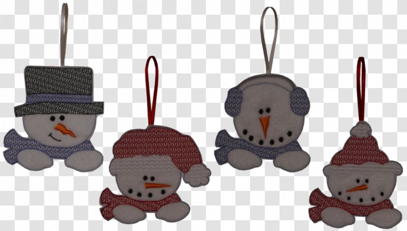 Plush Stuffed Animals & Cuddly Toys Christmas Ornament Machine Embroidery - Clothes Hanger - Design Transparent PNG