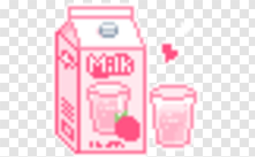 Pixel Art Milk Drawing - Area Transparent PNG