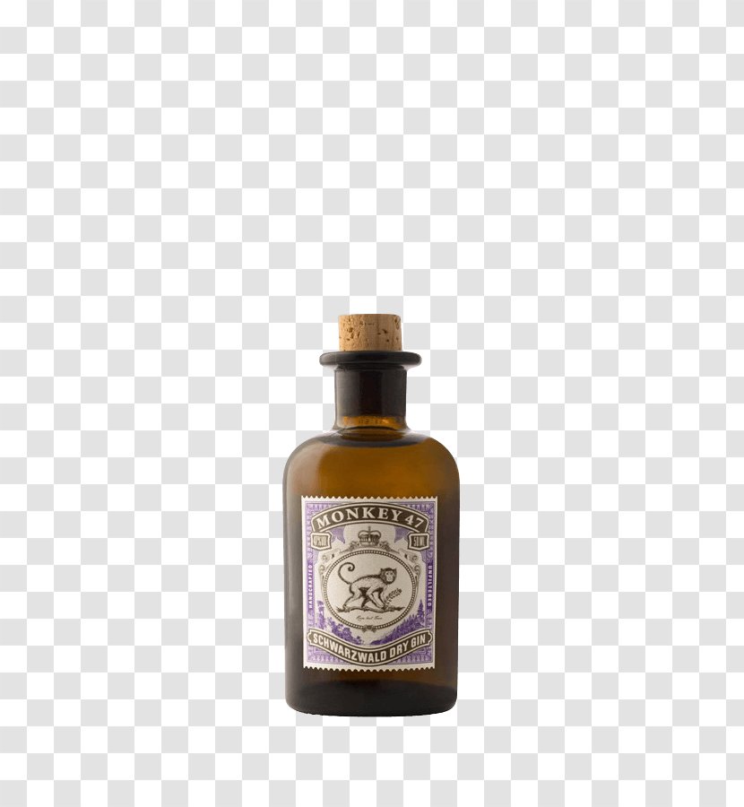 Liqueur Monkey 47 Gin Whiskey Mignonnettes - Miniature - Bottle Transparent PNG