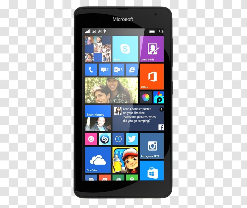 Microsoft Lumia 535 435 532 640 430 - Mobile Phone Transparent PNG