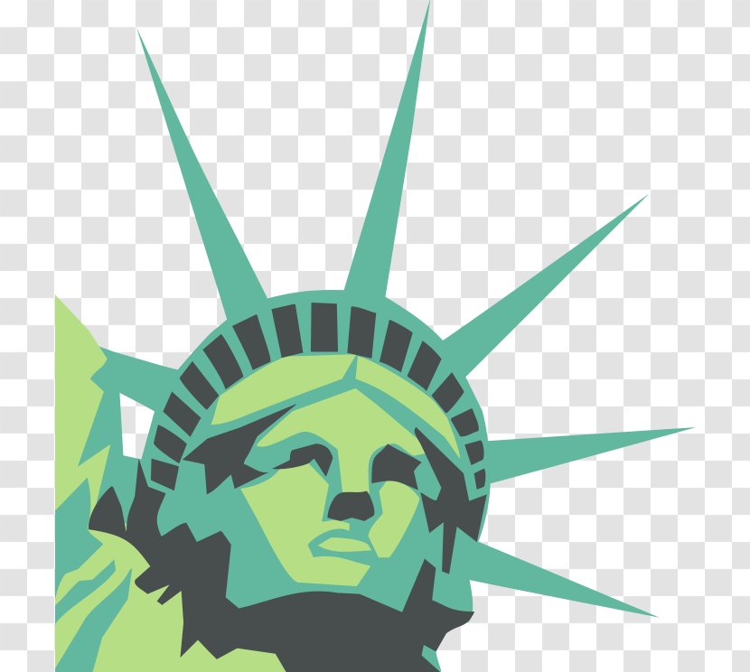 Statue Of Liberty Graphic Design - Grass Transparent PNG