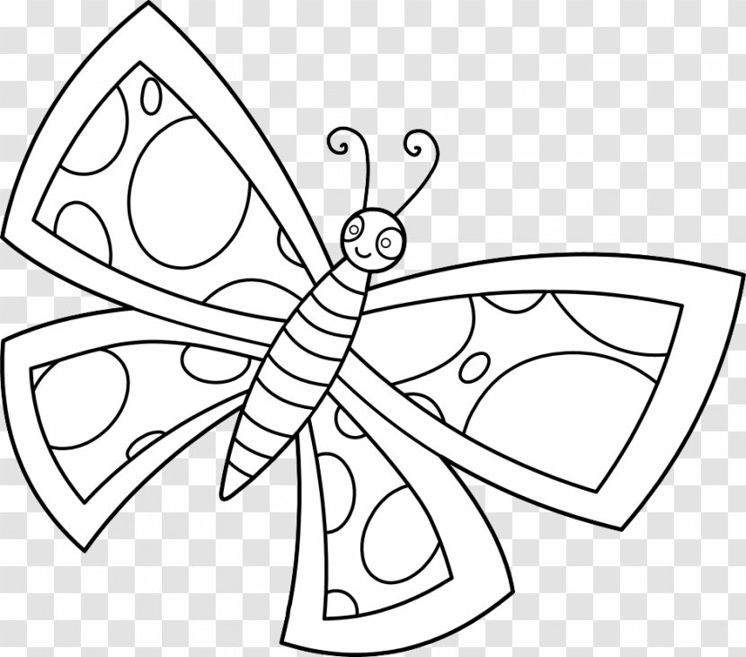 Butterfly Black And White Clip Art - Funny Pictures Transparent PNG