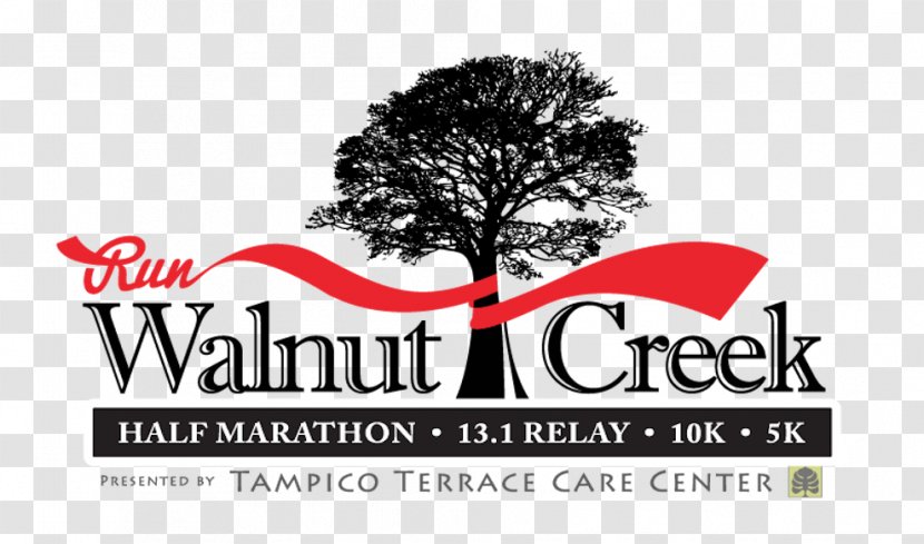 Walnut Creek Half Marathon Logo Brand - Tree Transparent PNG