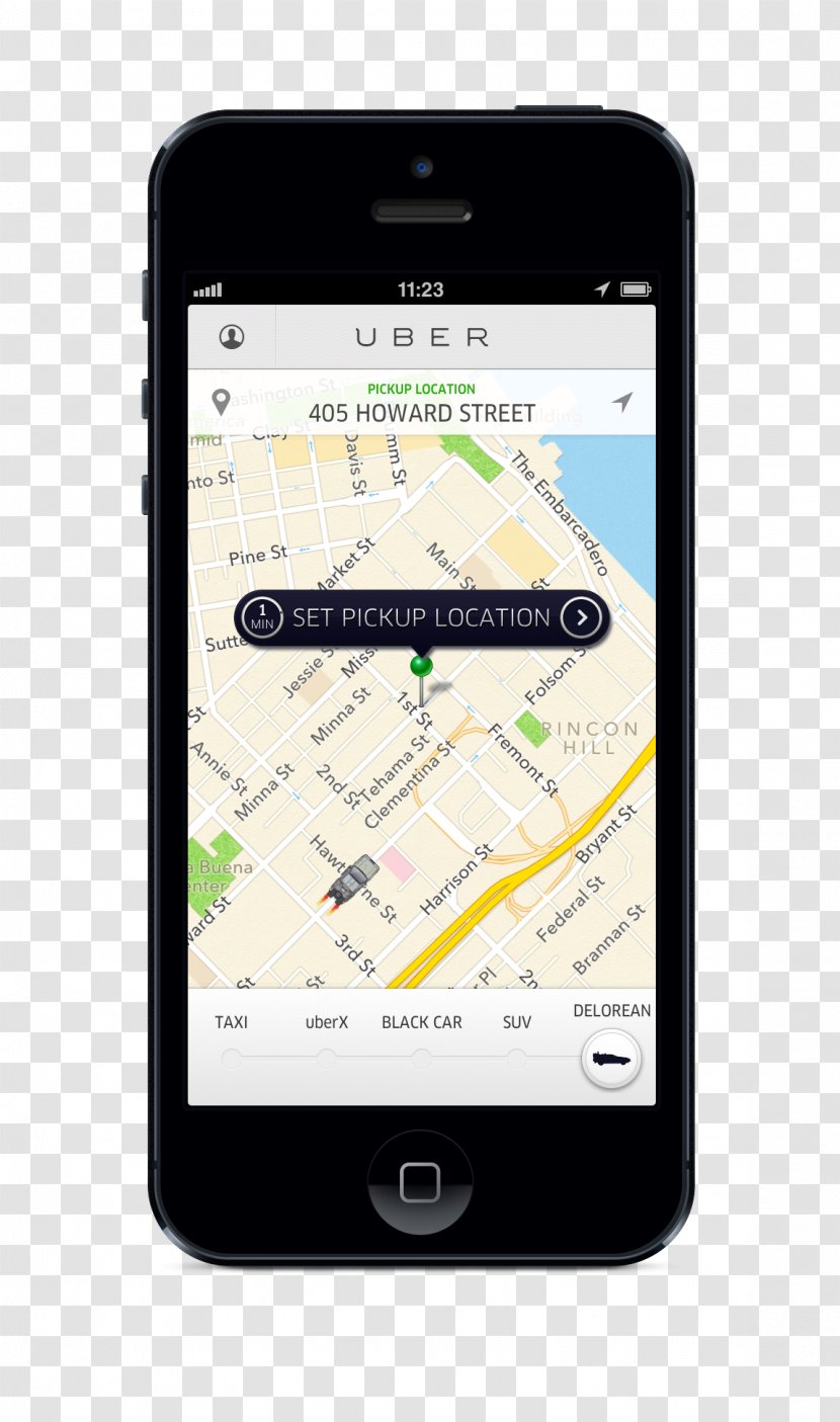 Uber Android Smartphone - Cellular Network Transparent PNG