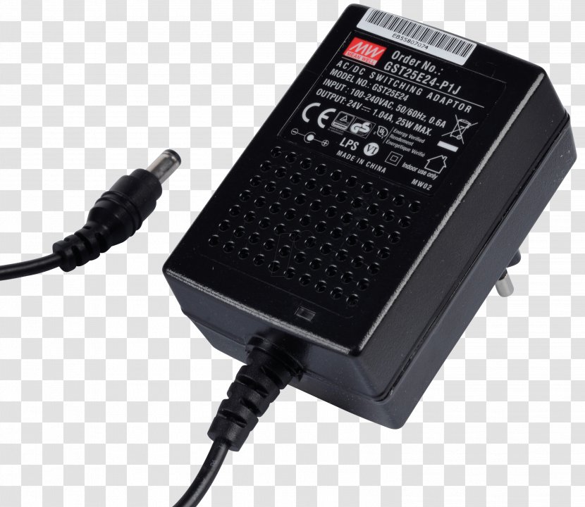 Battery Charger AC Adapter Power Converters Electronics - Electronic Device - Host Supply Transparent PNG
