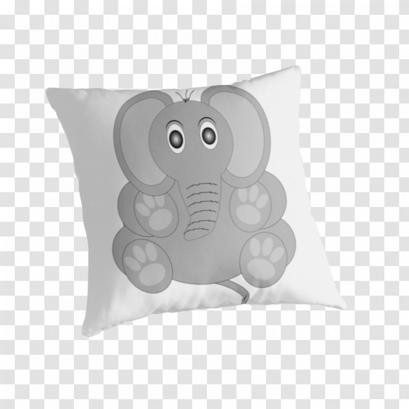 Cushion Throw Pillows Textile Elephantidae - Pillow Transparent PNG