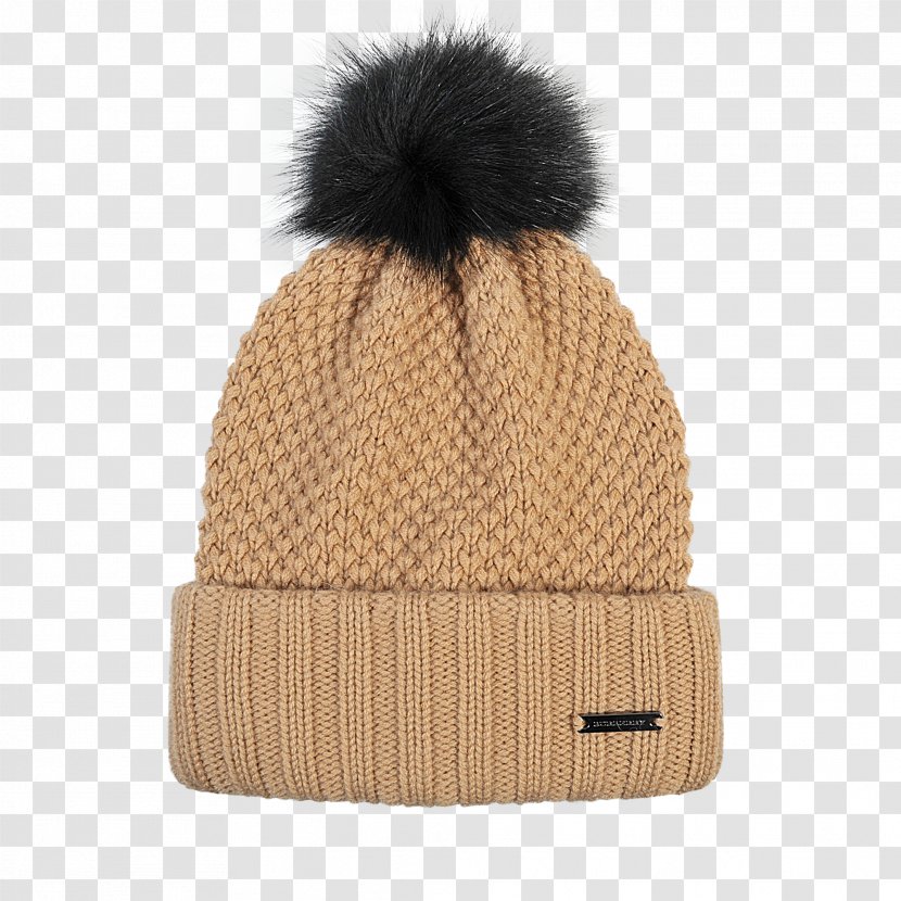 Burberry Hat Knit Cap Beanie Pom-pom Transparent PNG