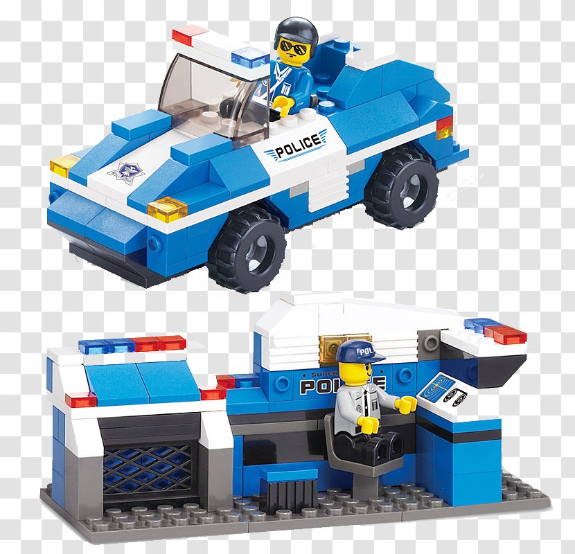 Car Plastic Construction Set Police Transport - Swat - Toy Transparent PNG