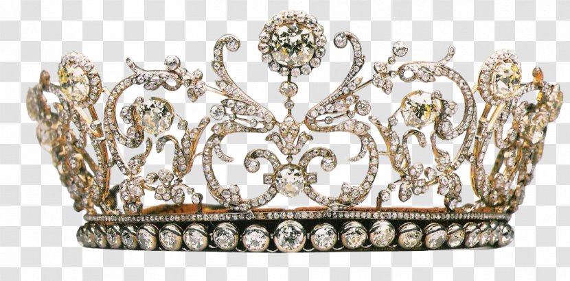 Tiara Crown Diamond Jewellery Gemstone - Royal Transparent PNG