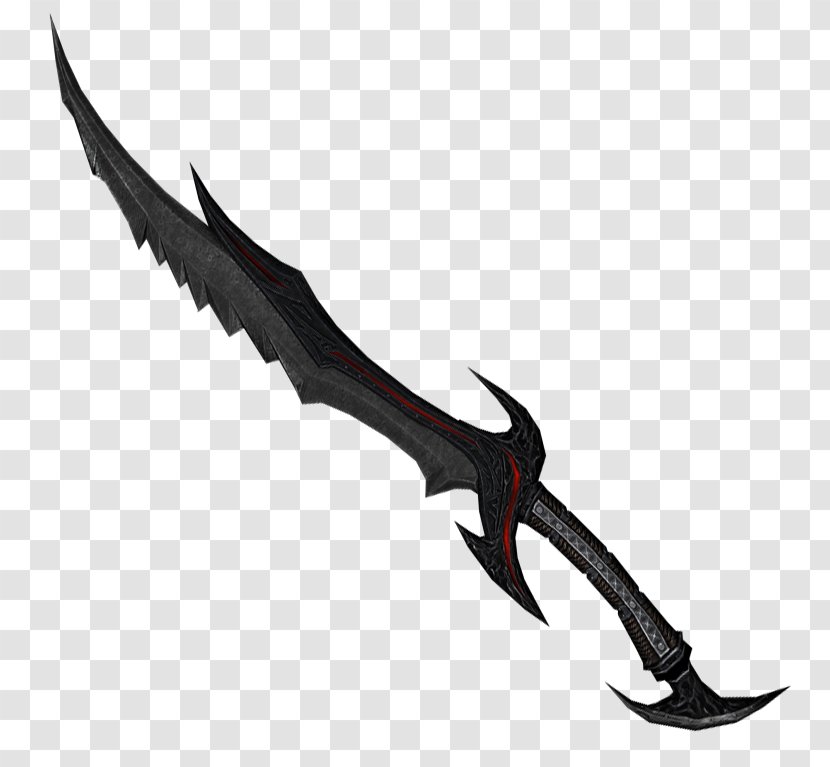 The Elder Scrolls V: Skyrim – Dragonborn Oblivion Sword Weapon Video Game Transparent PNG