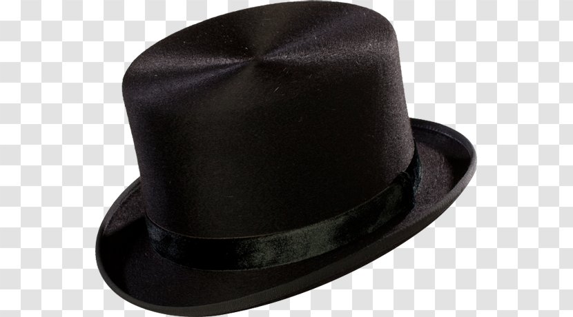 Fedora Top Hat Cowboy Satin - BlAck Transparent PNG