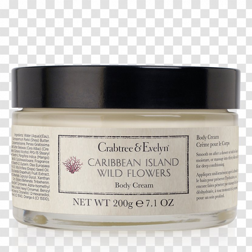 Cream Lotion Crabtree & Evelyn Ultra-Moisturising Hand Therapy Milk - Wildflower Transparent PNG