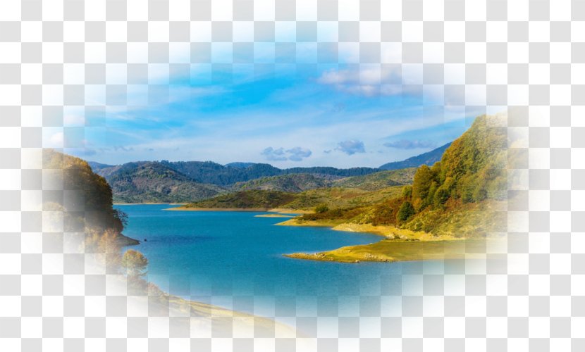 Panorama Landscape Painting - Loch - Lake District Transparent PNG