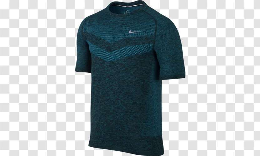 Sleeve Neck Turquoise - Active Shirt - T Transparent PNG