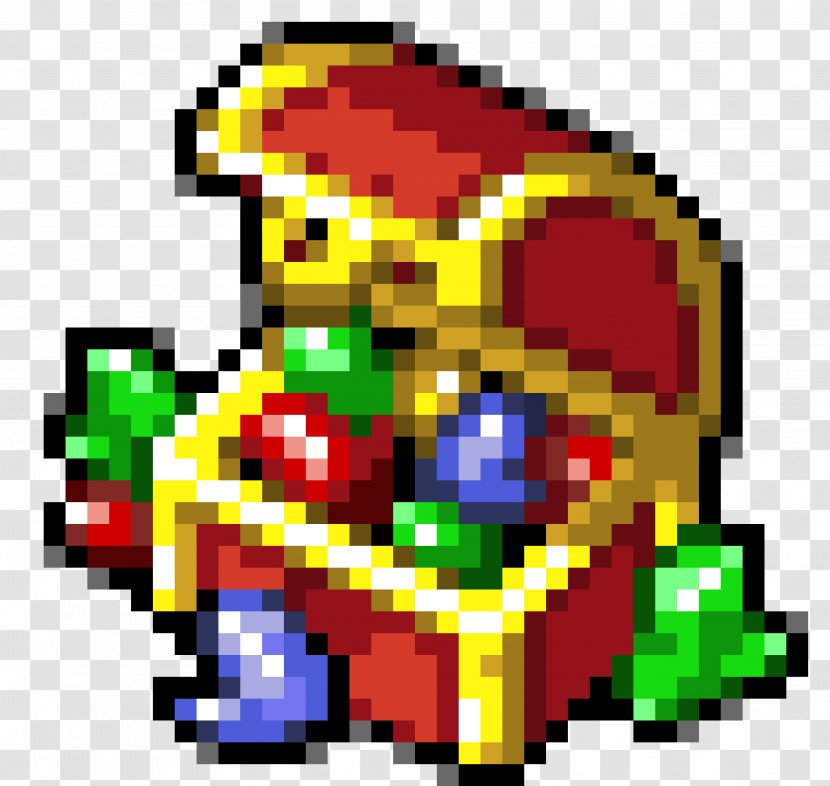 Pixel Art Buried Treasure - Tree - Fireball Transparent PNG