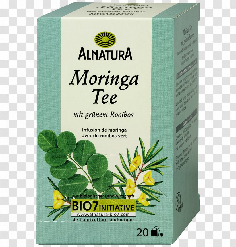 White Tea Organic Food Alnatura Herb - Moringa Transparent PNG