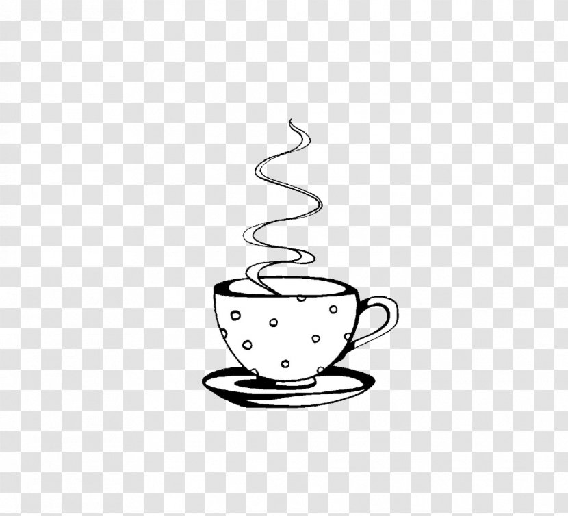 Coffee Teacup Kop Ausmalbild - Kettle - Mug Transparent PNG