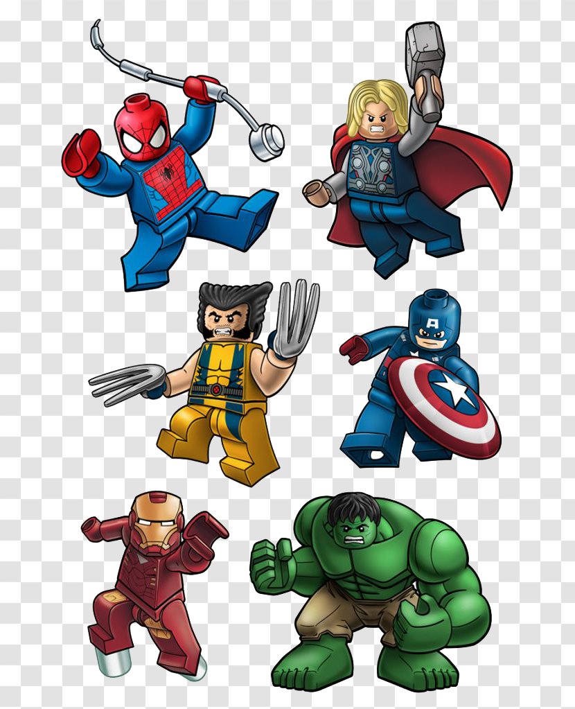 Lego Marvel Super Heroes Wolverine Deadpool Marvel's Avengers Captain America - Iron Man - St Patricks Day Poster Transparent PNG