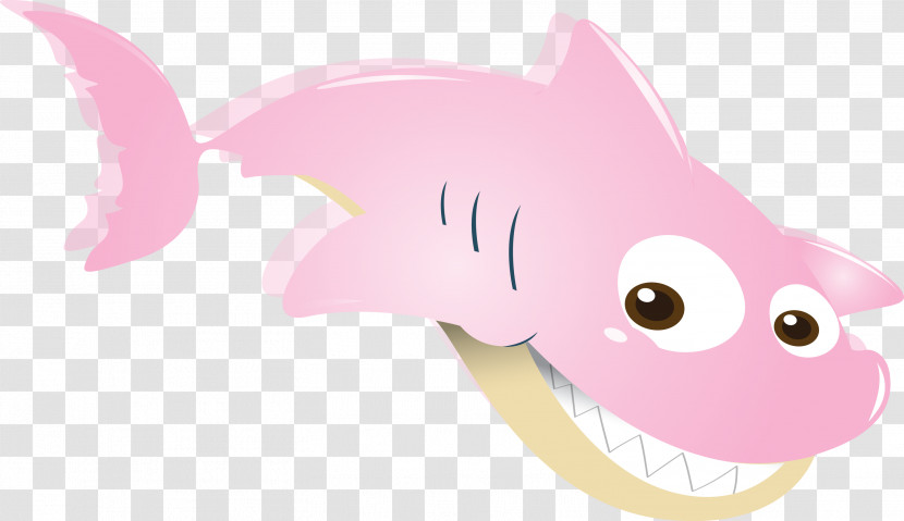Cartoon Pink Mouth Fish Fish Transparent PNG