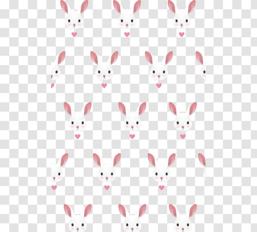 Desktop Wallpaper Rabbit Image Easter Bunny - Silhouette - Man Pink Aura Transparent PNG