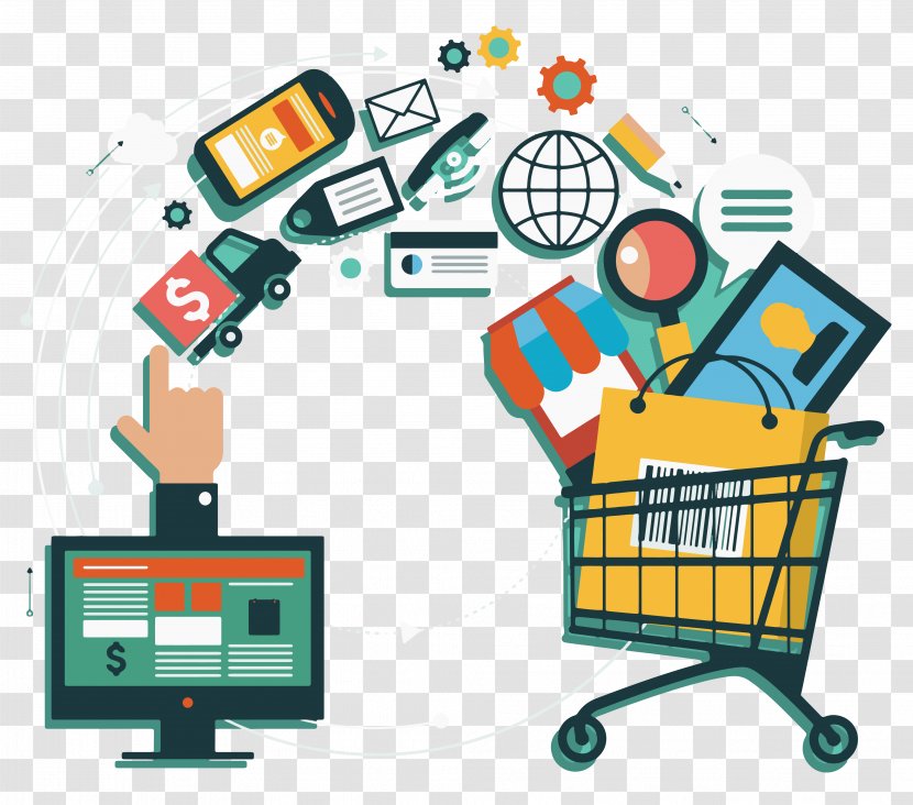 E-commerce Omnichannel Online Shopping Sales Retail - Internet - Shop Transparent PNG