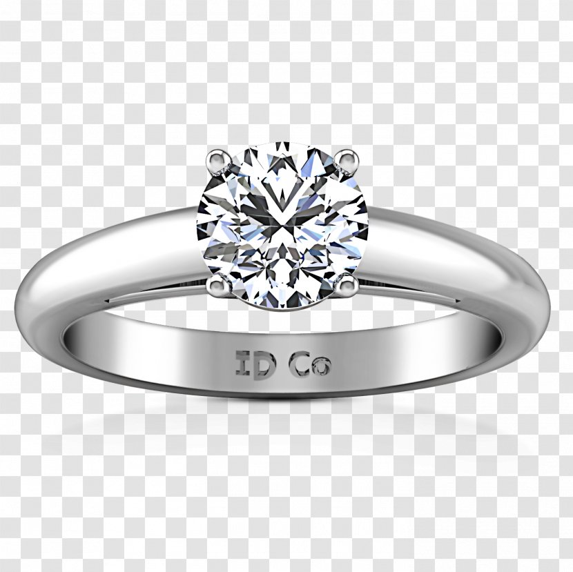 Diamond Wedding Ring Engagement Solitaire Transparent PNG