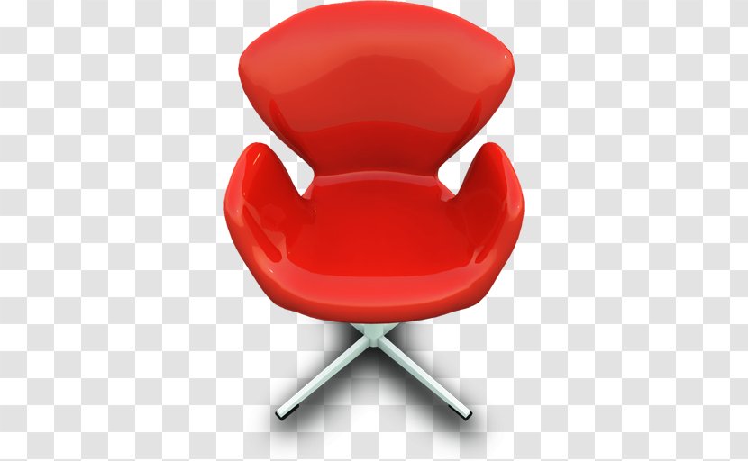 Plastic Chair Red - Table - RedChairDesign Transparent PNG