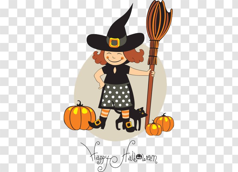 Witchcraft Boszorkxe1ny Photography Clip Art - Broom - Cute Little Cartoon Witch Transparent PNG