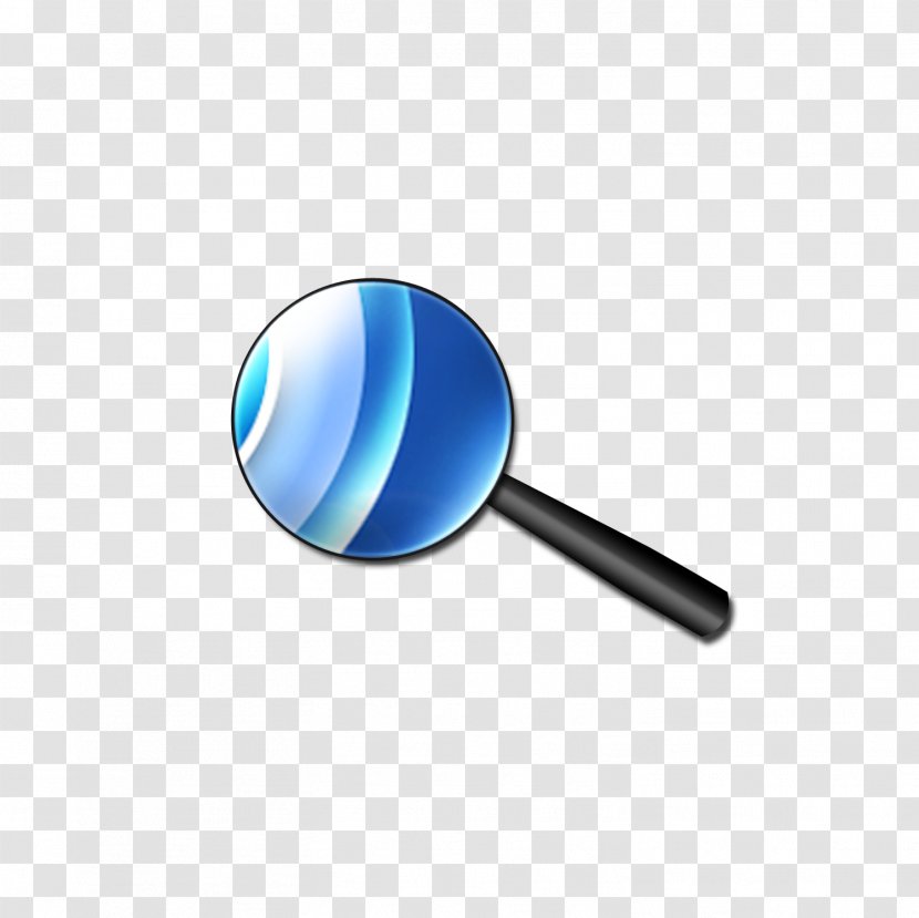 Blue Magnifying Glass Lens Transparent PNG