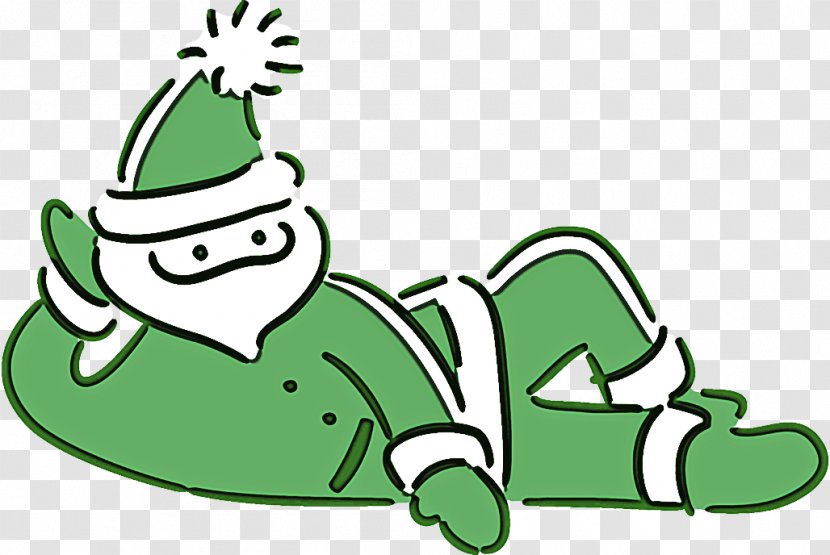 Green Cartoon Christmas Transparent PNG
