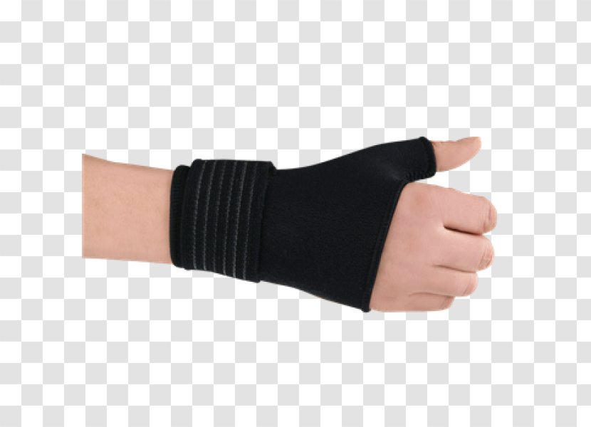 Thumb Wrist Brace Glove Neoprene - Hand - Foto Jas Transparent PNG