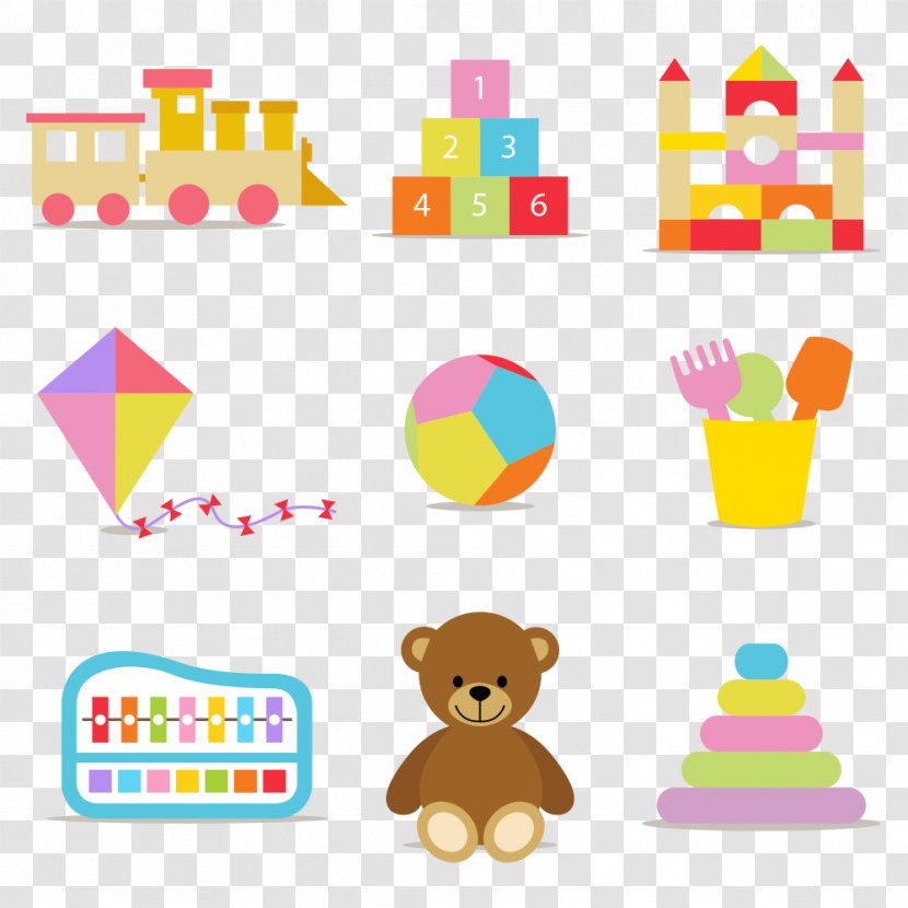 Euclidean Vector Toy Icon - Watercolor - Kids Toys Transparent PNG