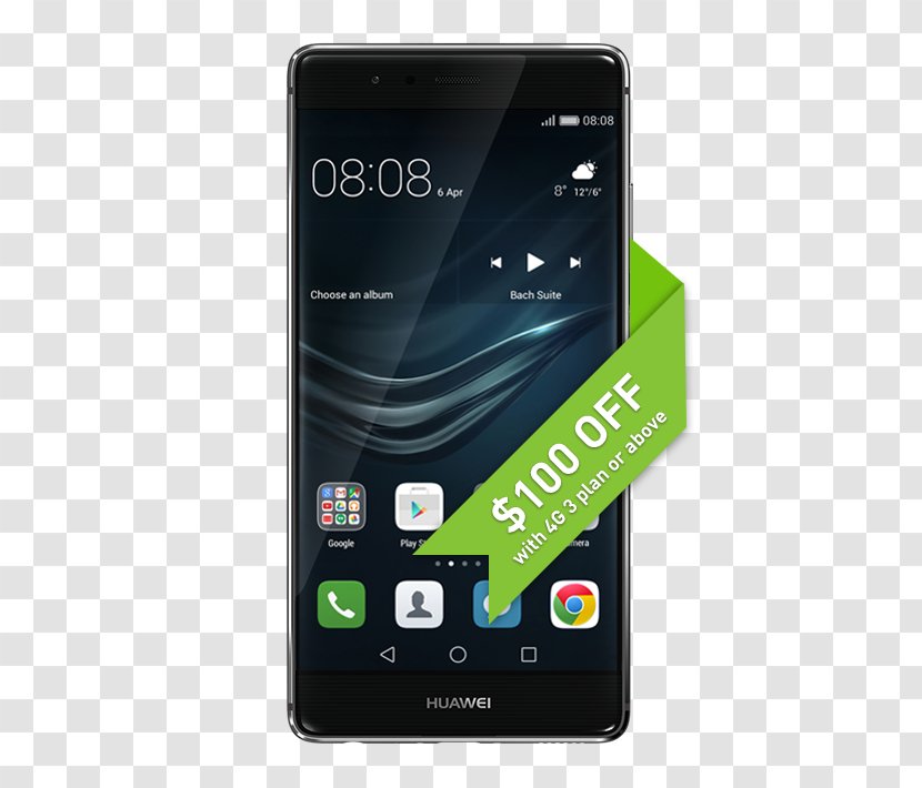 Huawei P10 华为 Dual SIM Smartphone - Feature Phone Transparent PNG