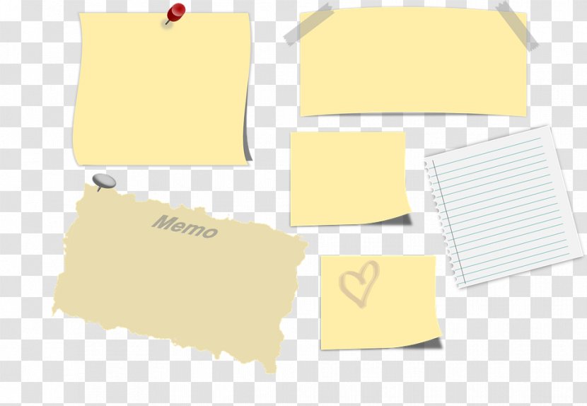 Paper Post-it Note Notebook Clip Art - Brand - Poster Transparent PNG