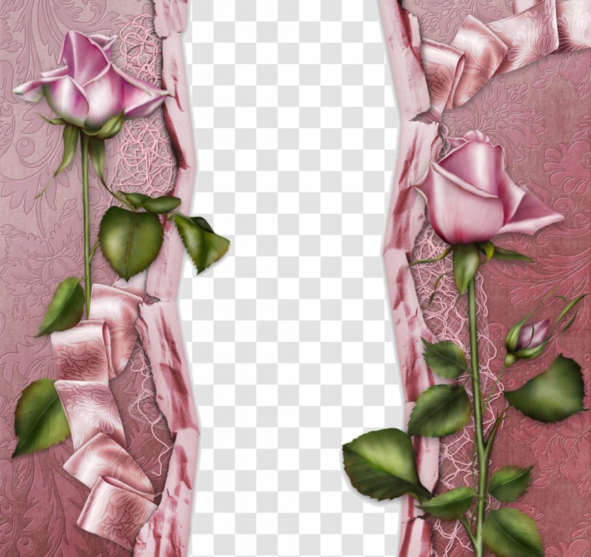 Picture Frames Vintage Roses: Beautiful Varieties For Home And Garden Light - Door - Pink Rose Frame Transparent PNG