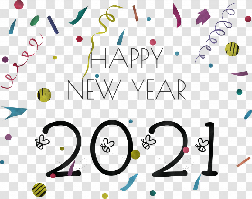 2021 Happy New Year 2021 New Year Transparent PNG