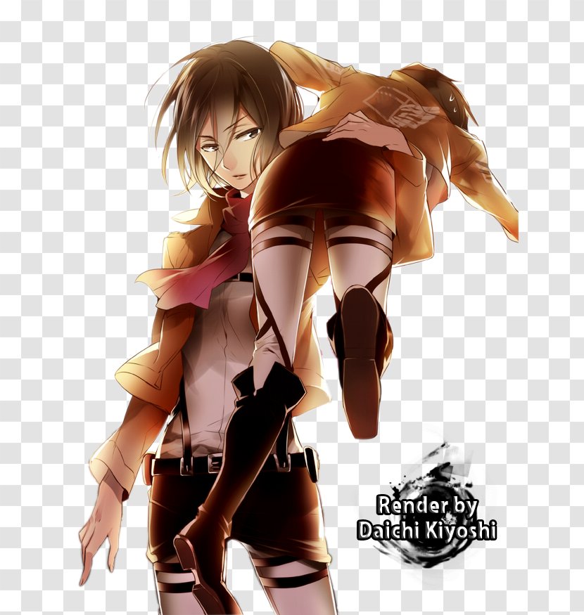 Mikasa Ackerman Attack On Titan Armin Arlert Desktop Wallpaper Eren Yeager - Heart - Shingeki No Kyojin Transparent PNG