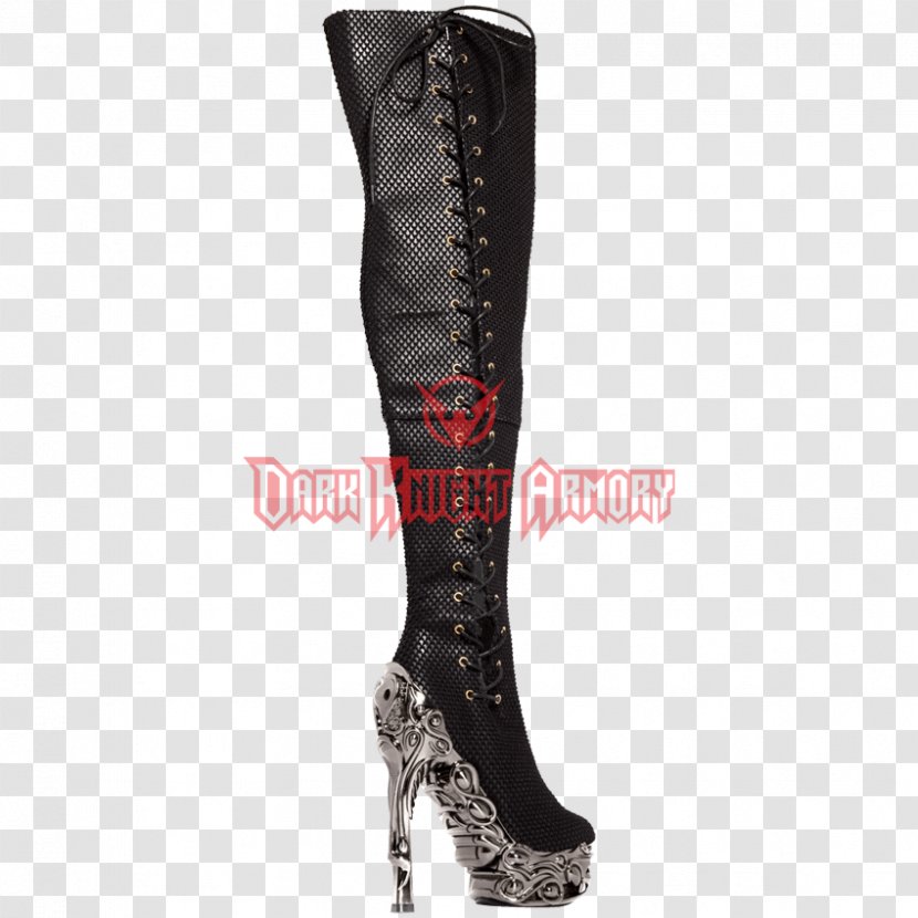 Thigh-high Boots High-heeled Shoe Knee-high Boot - Silhouette Transparent PNG