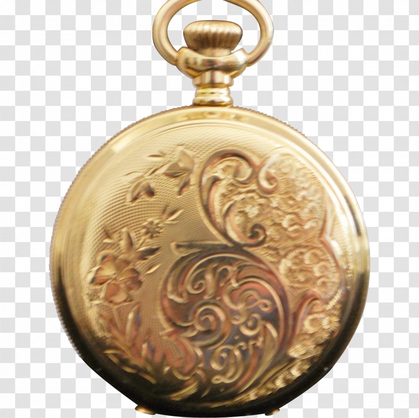 Locket American Waltham Gold 01504 Watch Company - Americans Transparent PNG