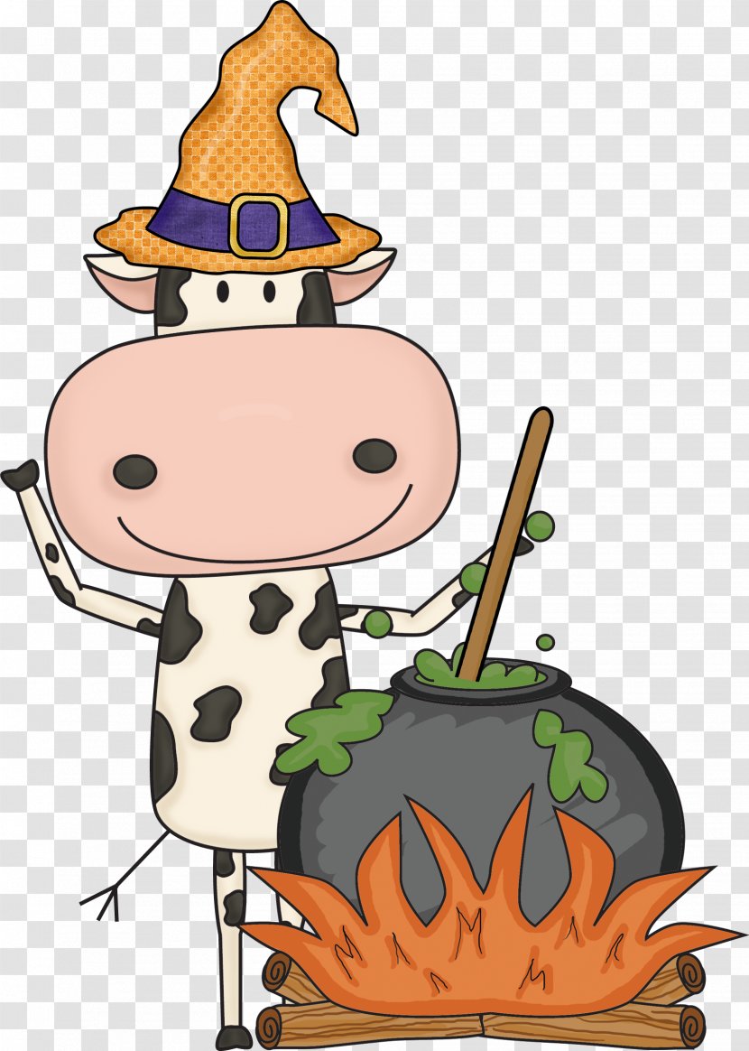 Illustration Cattle Clip Art Image Pumpkin - Halloween - Description Transparent PNG