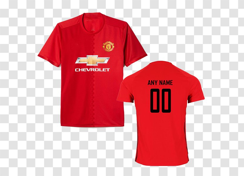 T-shirt Manchester United F.C. Jersey Football - Brand Transparent PNG