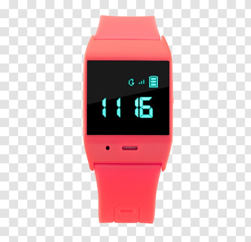 Positioning Watch Touchscreen - Magenta - Fashion Watches Transparent PNG