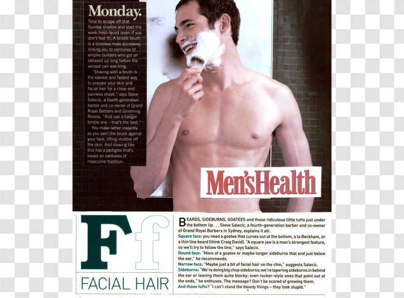 Men's Health Keyword Tool Grand Royal Barbers GQ - Advertising Transparent PNG