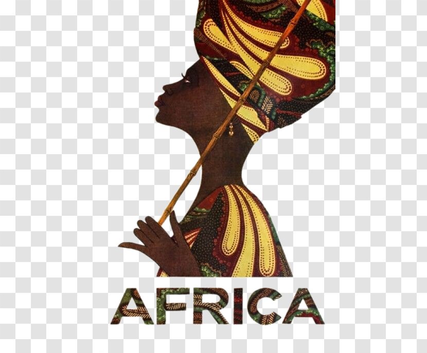 Africa AllPosters.com Canvas Print - Stretcher Bar - African Black Woman Transparent PNG
