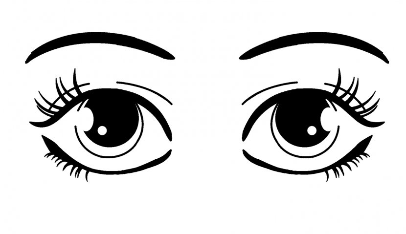 Black Eye White Clip Art - Heart - Eyes Transparent PNG