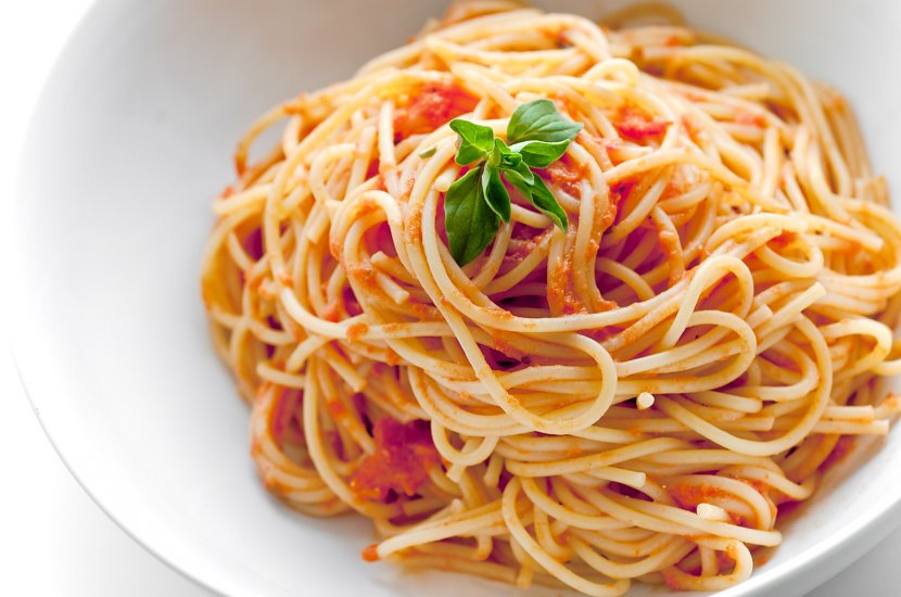 Pasta Carbonara Italian Cuisine Jollof Rice Nigerian - Bucatini - Spaghetti Transparent PNG