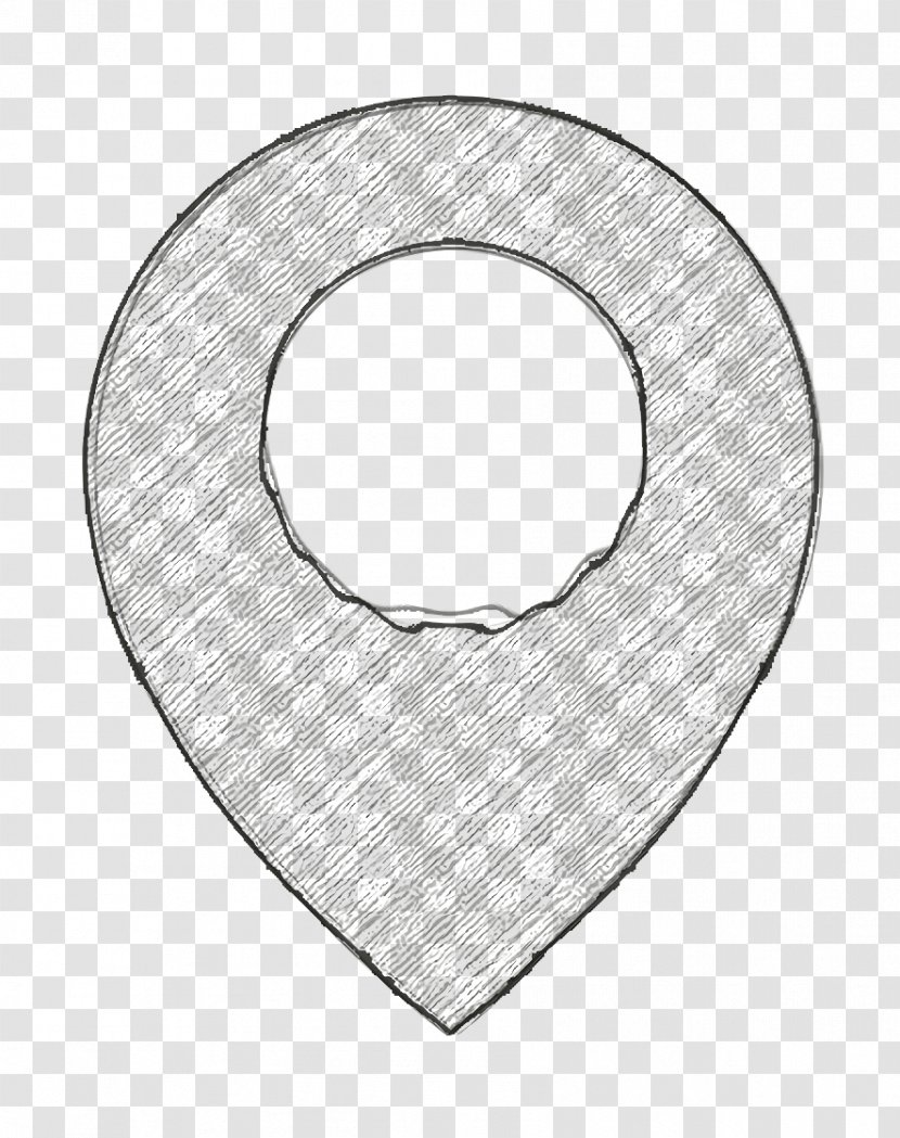 Checkin Icon Gps Location - Pin - Metal Transparent PNG